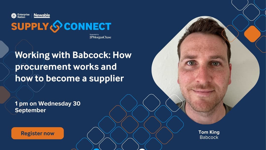 Working with Babcock: How to become a supplier