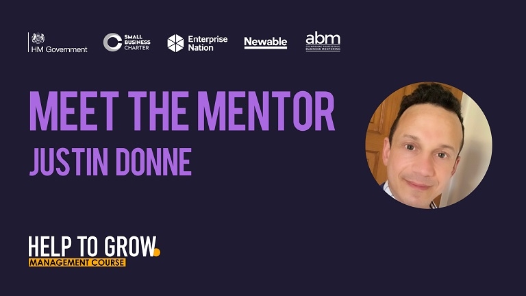 Help to Grow: Management – Meet the mentor, Justin Donne