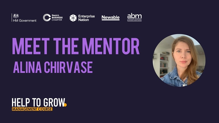 Help to Grow: Management – Meet the mentor, Alina Chirvase