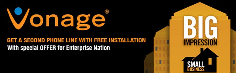 Get a second phone line with free installation from Vonage and Enterprise Nation