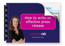 How to write an effective press release