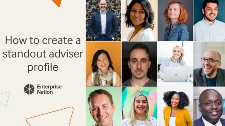 How to create a standout adviser profile on Enterprise Nation 