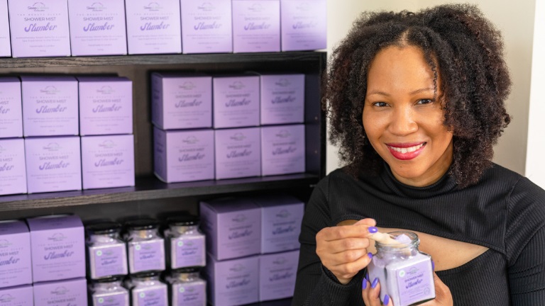 The beauty entrepreneur helping people get quality sleep 