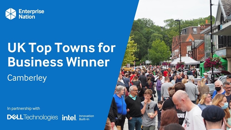 And the UK's Top Town for Business is… Camberley!