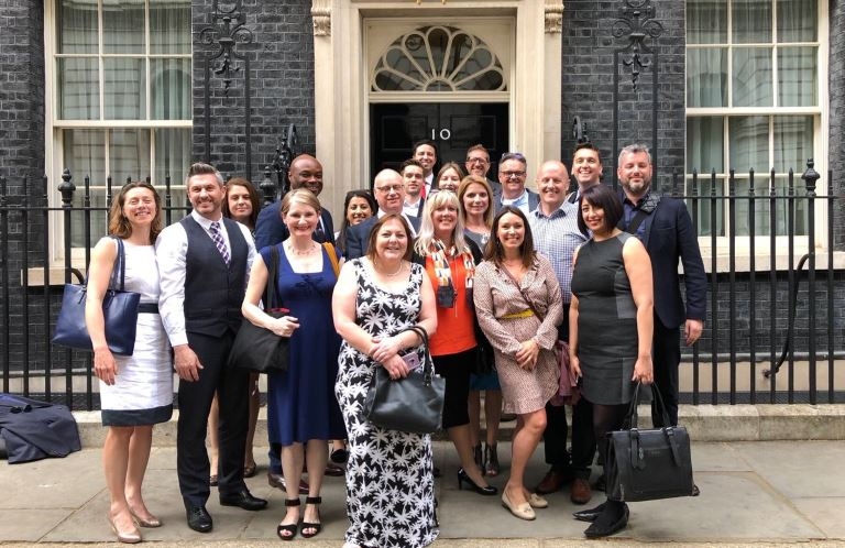 What happened when Enterprise Nation members from across the UK went to Downing Street