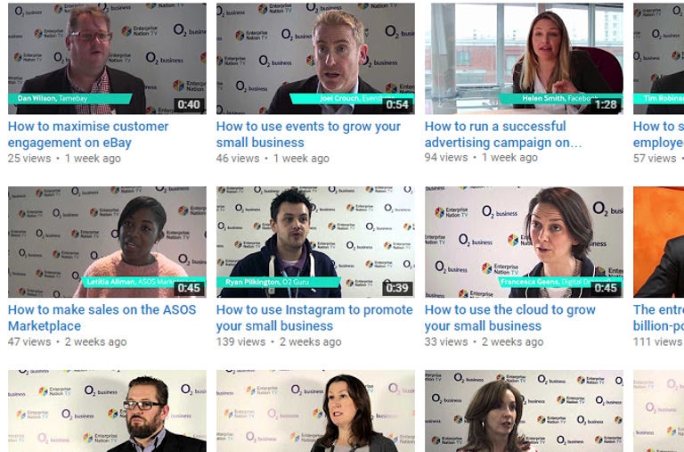 Enterprise Nation TV: Top 10 most popular business advice videos in May