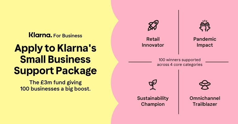 Klarna launches £3m Support Package and Accelerator Programme to support small business recovery